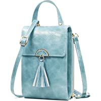  - REETEE Bandolera Pequeña Mujer Cuero PU Cartera Bolso de Teléfono Móvil para Mujer- Mini Crossbody Bag Bolso Movil Mujer…